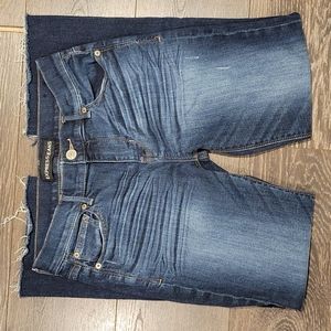 ❤EXPRESS BARELY BOOT MIA MIDRISE BOOTCUT JEANS, 8S (29 SHORT)